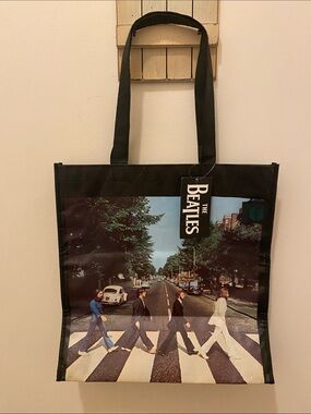 The Beatles Graphic Tote Bag - Iconic Abbey Road Design. NWT.